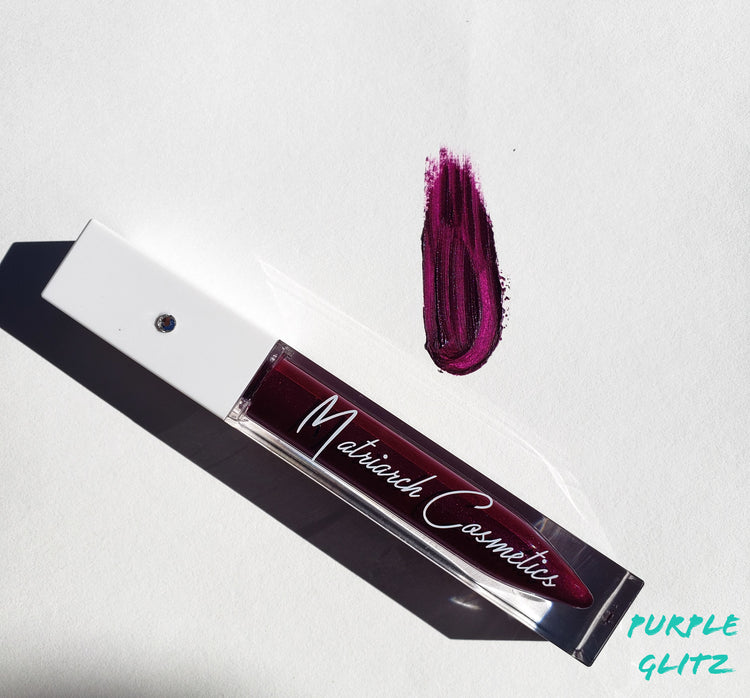 Matte Liquid Lipstick (Purple Glitz)