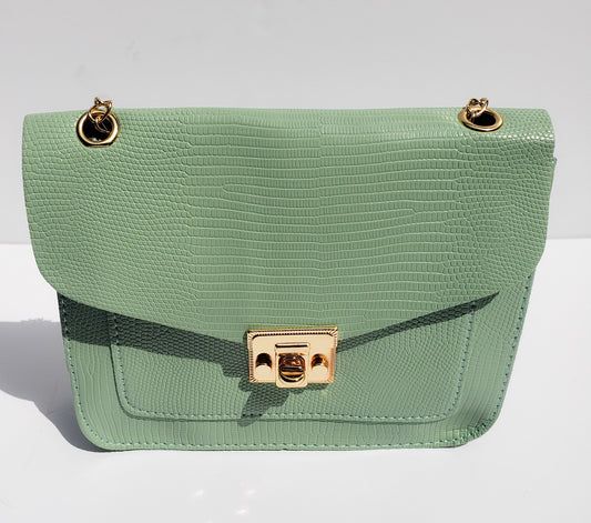 Sweet Pea Green Handbag